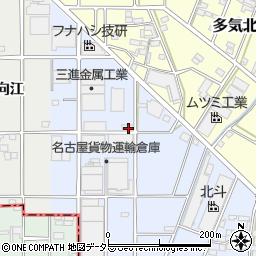 愛知県小牧市多気西町44周辺の地図