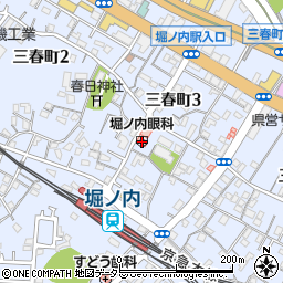 堀ノ内眼科医院周辺の地図