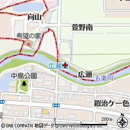 愛知県岩倉市川井町池田上周辺の地図