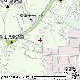 愛知県春日井市牛山町2611周辺の地図