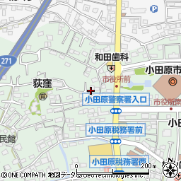 神奈川県小田原市荻窪580周辺の地図