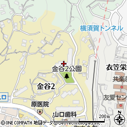 コモンシティ湘南衣笠ノースリッジＣ周辺の地図