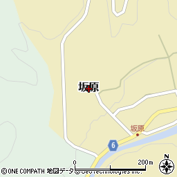鳥取県八頭郡智頭町坂原周辺の地図