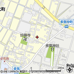愛知県小牧市多気北町229周辺の地図