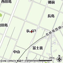 愛知県一宮市玉野杁ノ戸周辺の地図