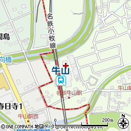 愛知県春日井市牛山町925周辺の地図