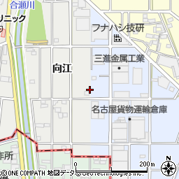 愛知県小牧市藤島町向江75周辺の地図