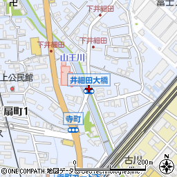 井細田大橋周辺の地図