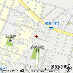 愛知県小牧市多気中町217周辺の地図
