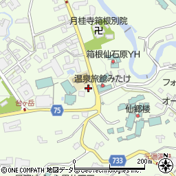 神奈川県足柄下郡箱根町仙石原934-27周辺の地図