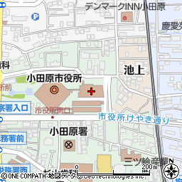 小田原市生涯学習センターけやき周辺の地図