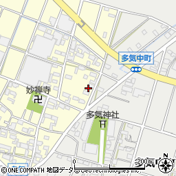 愛知県小牧市多気北町225周辺の地図