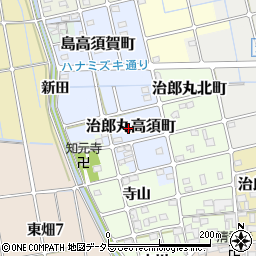 愛知県稲沢市治郎丸高須町周辺の地図