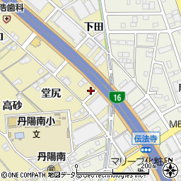 愛知県一宮市丹陽町九日市場下田95-7周辺の地図