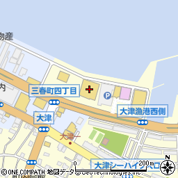 ユニクロ横須賀大津店周辺の地図