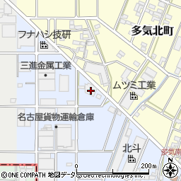 愛知県小牧市多気西町88-4周辺の地図