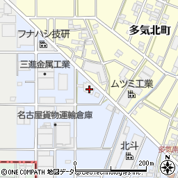 愛知県小牧市多気西町88周辺の地図