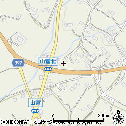 静岡県富士宮市山宮401周辺の地図