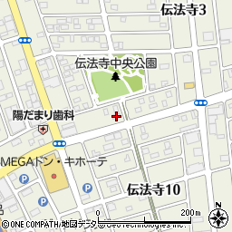 どんきゅう 一宮伝法寺店周辺の地図