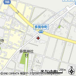 愛知県小牧市多気中町207周辺の地図