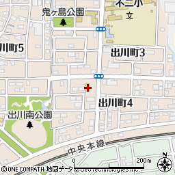 セブンイレブン春日井出川町４丁目店周辺の地図
