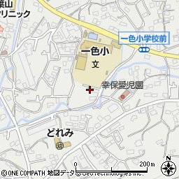 神奈川県三浦郡葉山町一色1081周辺の地図
