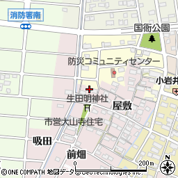 愛知県岩倉市大山寺町西出周辺の地図