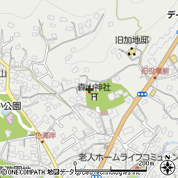 神奈川県三浦郡葉山町一色2162周辺の地図