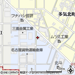 愛知県小牧市多気西町84周辺の地図