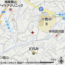 神奈川県三浦郡葉山町一色1100-8周辺の地図