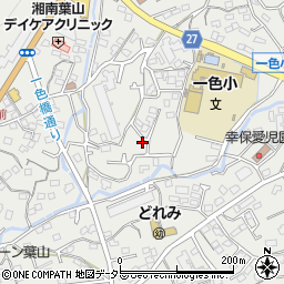 神奈川県三浦郡葉山町一色1100周辺の地図