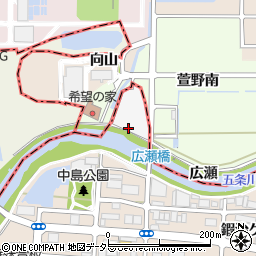 愛知県北名古屋市鍜治ケ一色北襟周辺の地図