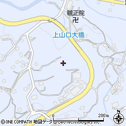 神奈川県葉山町（三浦郡）上山口周辺の地図