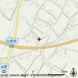 静岡県富士宮市山宮406周辺の地図