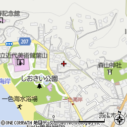 神奈川県三浦郡葉山町一色2178周辺の地図