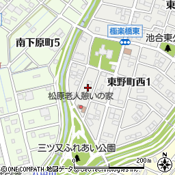 愛知県春日井市東野町西1丁目8-15周辺の地図