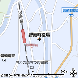 鳥取県智頭町（八頭郡）周辺の地図