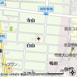 愛知県岩倉市川井町（白山）周辺の地図