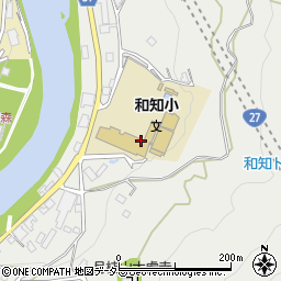 京丹波町立　和知学校給食センター周辺の地図