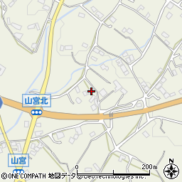 静岡県富士宮市山宮407周辺の地図