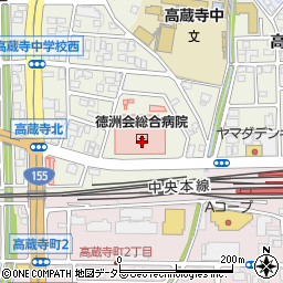 名古屋徳洲会総合病院周辺の地図
