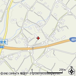 静岡県富士宮市山宮477周辺の地図