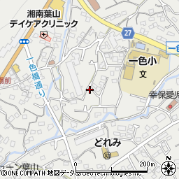 神奈川県三浦郡葉山町一色1100-15周辺の地図
