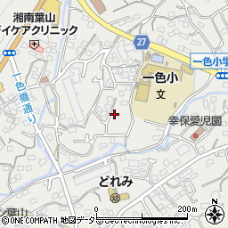 神奈川県三浦郡葉山町一色1100-23周辺の地図