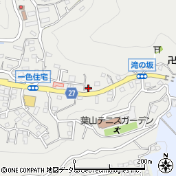 神奈川県三浦郡葉山町一色374周辺の地図