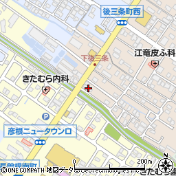 京滋ヤクルト　販売株式会社　彦根センター周辺の地図