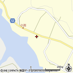 京都府南丹市美山町小渕シロ子谷周辺の地図
