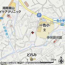 神奈川県三浦郡葉山町一色1115-4周辺の地図