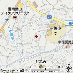 神奈川県三浦郡葉山町一色1100-13周辺の地図