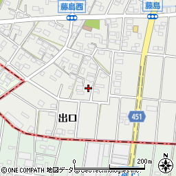 愛知県小牧市藤島町居屋敷160周辺の地図